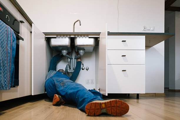 Professional Drain Cleaning technician working in Bonaire, GA